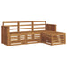 Seturi de canapele 4 pcs natural Lemn Solid de Acacia - WALTI WALTI