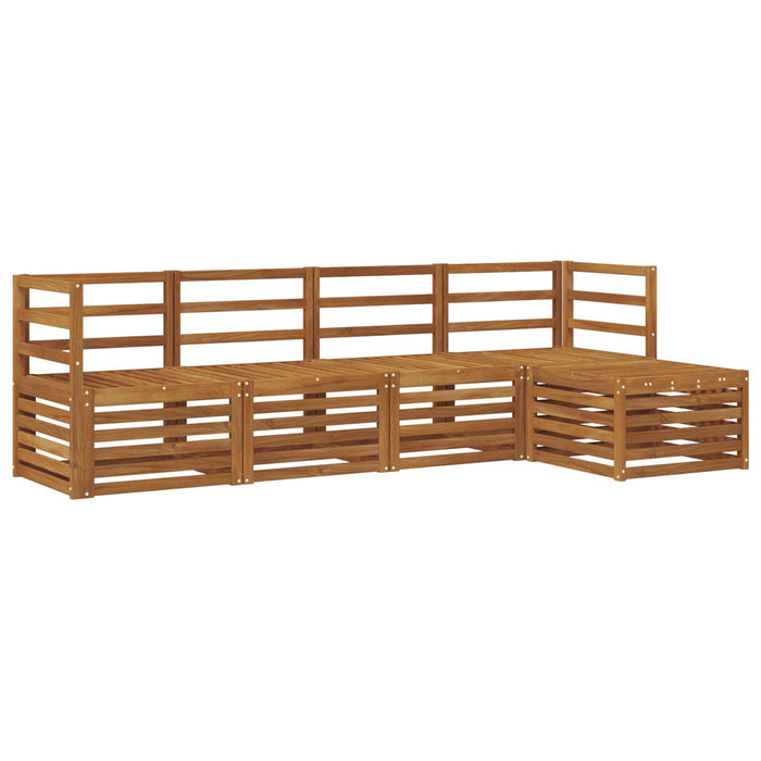 Seturi de canapele 5 pcs natural Lemn Solid de Acacia - WALTI WALTI