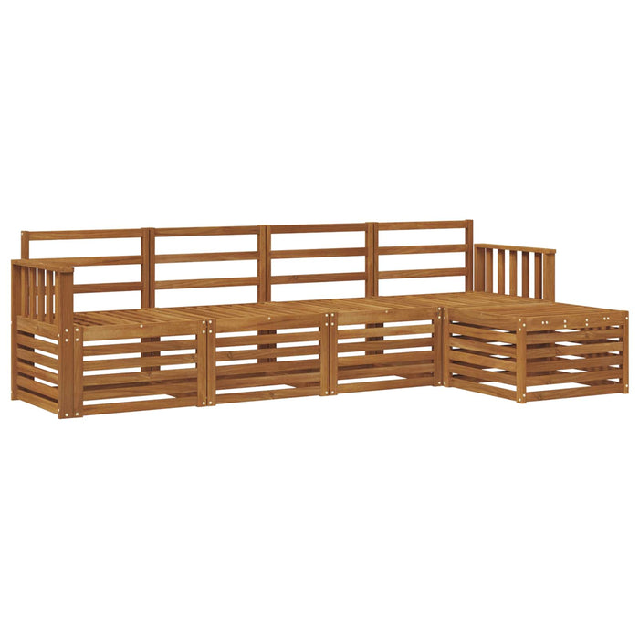 Seturi de canapele 5 pcs natural Lemn Solid de Acacia - WALTI WALTI