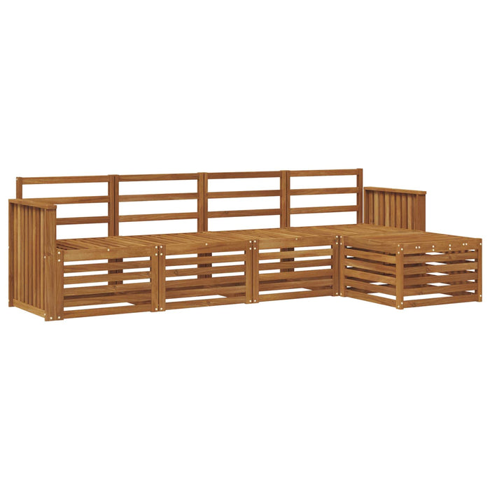Seturi de canapele 5 pcs natural Lemn Solid de Acacia - WALTI WALTI