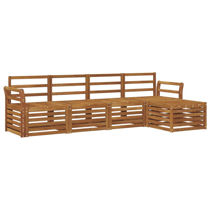 Set de canapele de exterior 5 pcs natural WALTI