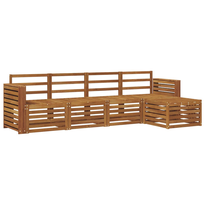 Set de canapele de exterior 5 pcs natural WALTI