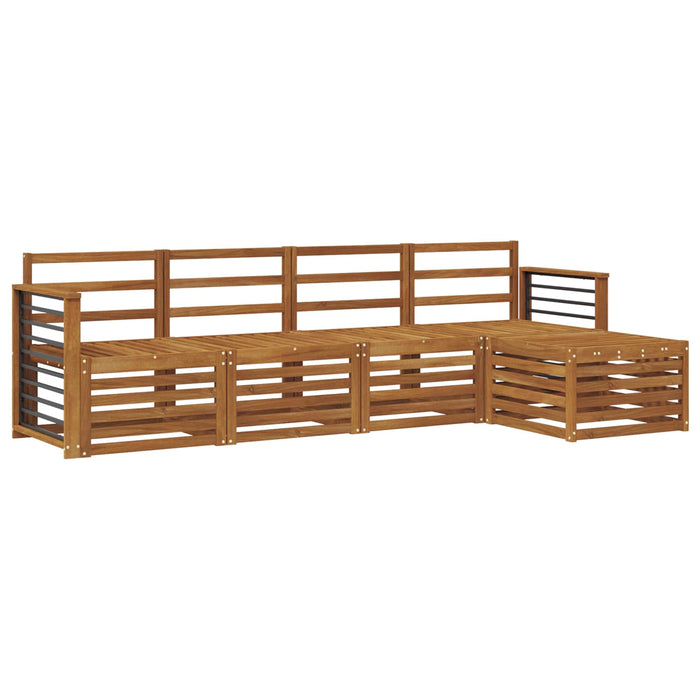 Seturi de canapele 5 pcs natural Lemn Solid de Acacia - WALTI WALTI