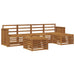 Seturi de canapele 6 pcs natural Lemn Solid de Acacia - WALTI WALTI