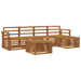 Seturi de canapele 6 pcs natural Lemn Solid de Acacia - WALTI WALTI