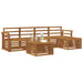 Seturi de canapele 6 pcs natural Lemn Solid de Acacia - WALTI WALTI