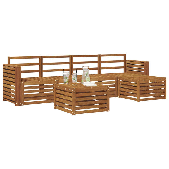 Seturi de canapele natural Lemn Solid de Acacia - WALTI WALTI