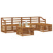 Seturi de canapele 6 pcs natural Lemn Solid de Acacia - WALTI WALTI