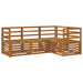 Seturi de canapele 4 pcs natural Lemn Solid de Acacia - WALTI WALTI