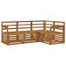Seturi de canapele 4 pcs natural Lemn Solid de Acacia - WALTI WALTI