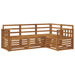 Seturi de canapele 4 pcs natural Lemn Solid de Acacia - WALTI WALTI