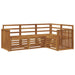 Seturi de canapele 4 pcs natural Lemn Solid de Acacia - WALTI WALTI