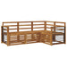 Seturi de canapele 4 pcs natural Lemn Solid de Acacia - WALTI WALTI