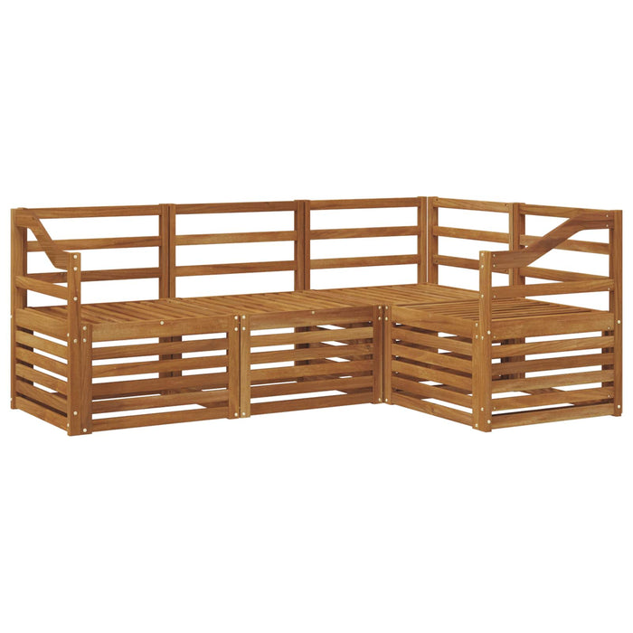 Seturi de canapele 4 pcs natural Lemn Solid de Acacia - WALTI WALTI