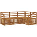 Seturi de canapele 4 pcs natural Lemn Solid de Acacia - WALTI WALTI