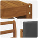 Seturi de mobilier 5 pcs Natural și Antracit Lemn compozit - WALTI WALTI