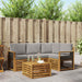 Seturi de mobilier 5 pcs Gri natural și deschis Lemn compozit - WALTI WALTI