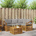 Seturi de mobilier 5 pcs Gri natural și deschis Lemn compozit - WALTI WALTI