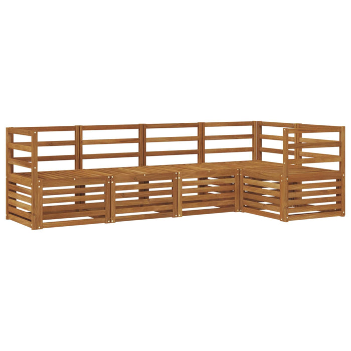 Seturi de canapele 5 pcs natural Lemn Solid de Acacia - WALTI WALTI