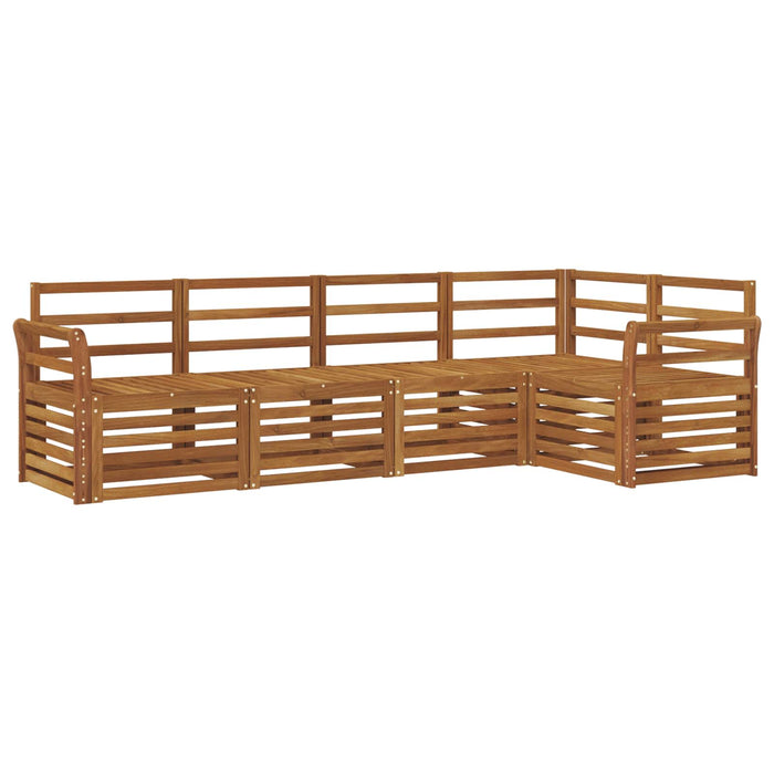 Seturi de canapele 5 pcs natural Lemn Solid de Acacia - WALTI WALTI
