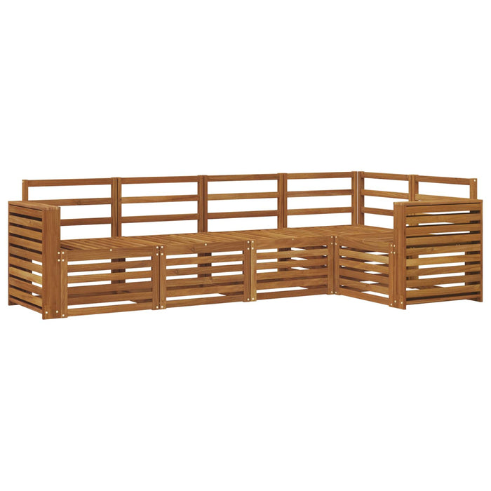 Seturi de canapele 5 pcs natural Lemn Solid de Acacia - WALTI WALTI