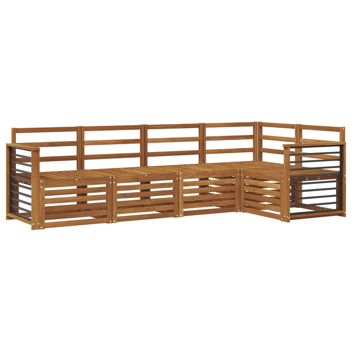 Seturi de canapele 5 pcs natural Lemn Solid de Acacia - WALTI WALTI