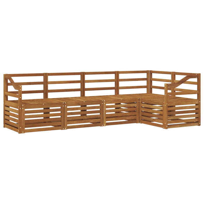 Seturi de canapele 5 pcs natural Lemn Solid de Acacia - WALTI WALTI