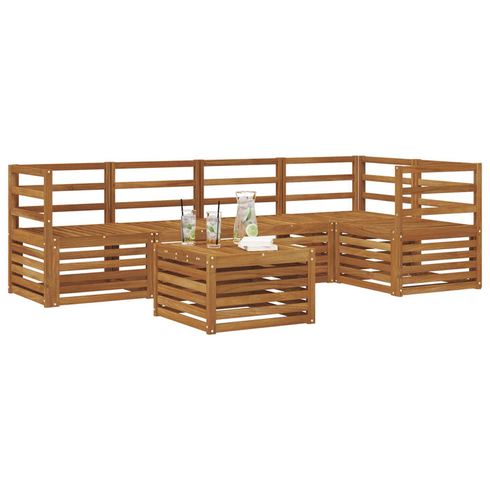 Seturi de canapele natural Lemn Solid de Acacia - WALTI WALTI