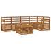 Seturi de canapele 6 pcs natural Lemn Solid de Acacia - WALTI WALTI