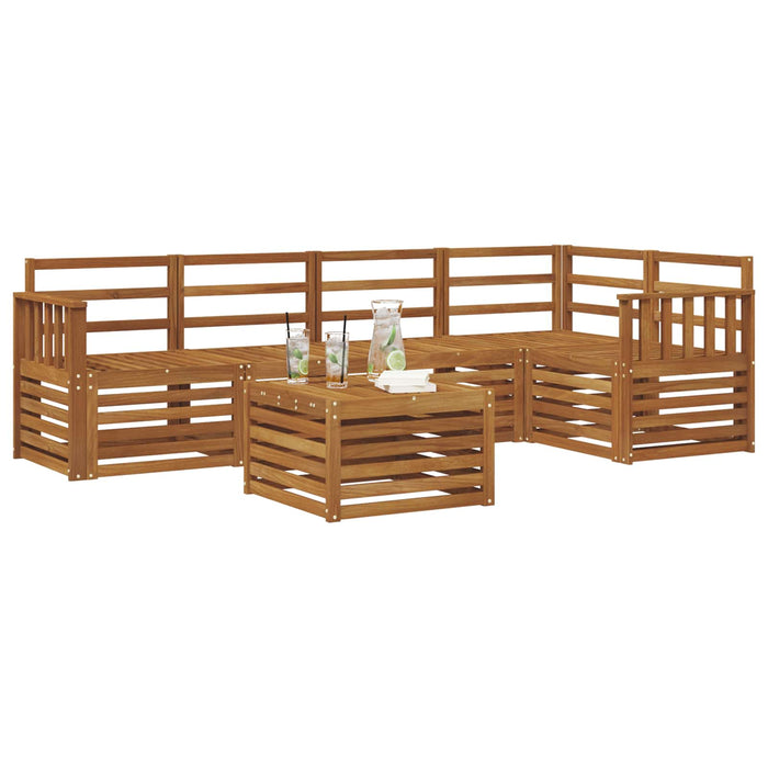 Seturi de canapele natural Lemn Solid de Acacia - WALTI WALTI