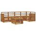 Seturi de canapele 6 pcs natural Lemn Solid de Acacia - WALTI WALTI