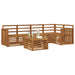 Seturi de canapele 6 pcs natural Lemn Solid de Acacia - WALTI WALTI