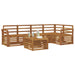 Seturi de canapele 6 pcs natural Lemn Solid de Acacia - WALTI WALTI