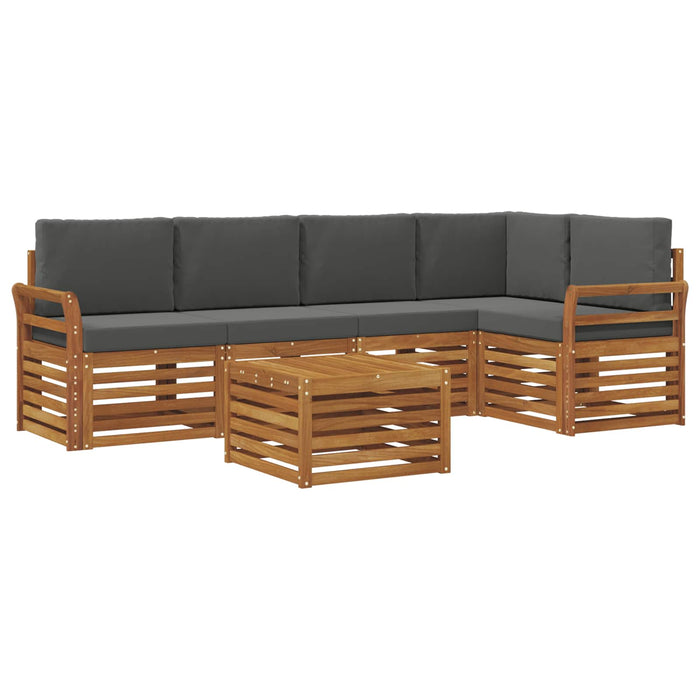 Seturi de canapele cu pernă 6 pcs Natural și Antracit - WALTI WALTI