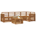 Seturi de canapele 6 pcs natural Lemn Solid de Acacia - WALTI WALTI