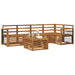 Seturi de canapele 6 pcs natural Lemn Solid de Acacia - WALTI WALTI