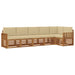Seturi de canapele 6 pcs Natural și Bej Lemn Solid de Acacia - WALTI WALTI