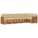 Seturi de canapele 6 pcs Natural și Bej Lemn Solid de Acacia - WALTI WALTI