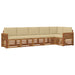 Seturi de canapele 6 pcs Natural și Bej Lemn Solid de Acacia - WALTI WALTI