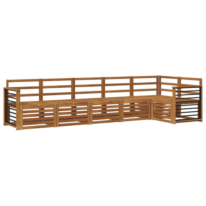 Seturi de canapele 6 pcs natural Lemn Solid de Acacia - WALTI WALTI
