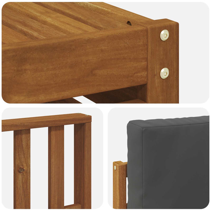 Seturi de canapele cu pernă 7 pcs Natural și Antracit - WALTI WALTI