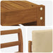 Seturi de canapele 7 pcs Natural și Bej Lemn Solid de Acacia - WALTI WALTI