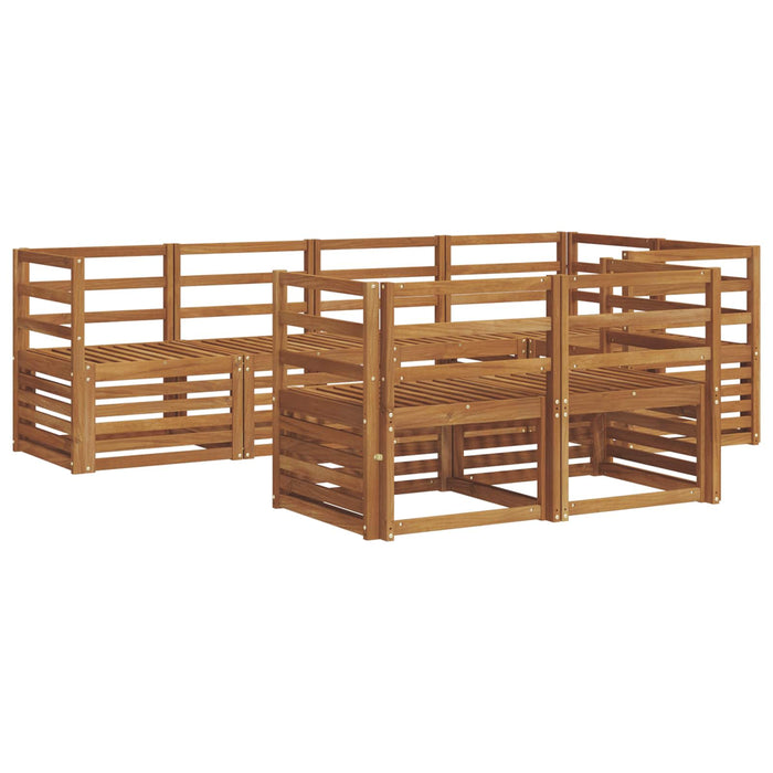 Set canapea sectională 7 pcs natural - WALTI WALTI