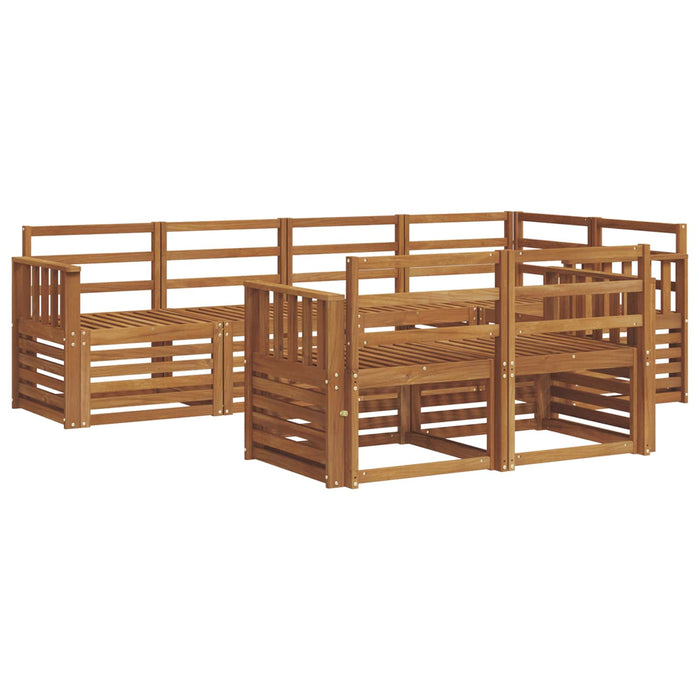 Set canapea sectională 7 pcs natural - WALTI WALTI