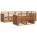 Set canapea sectională 7 pcs natural - WALTI WALTI