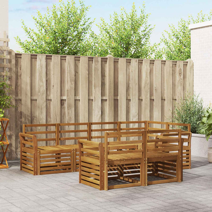 Set canapea sectională 7 pcs natural - WALTI WALTI