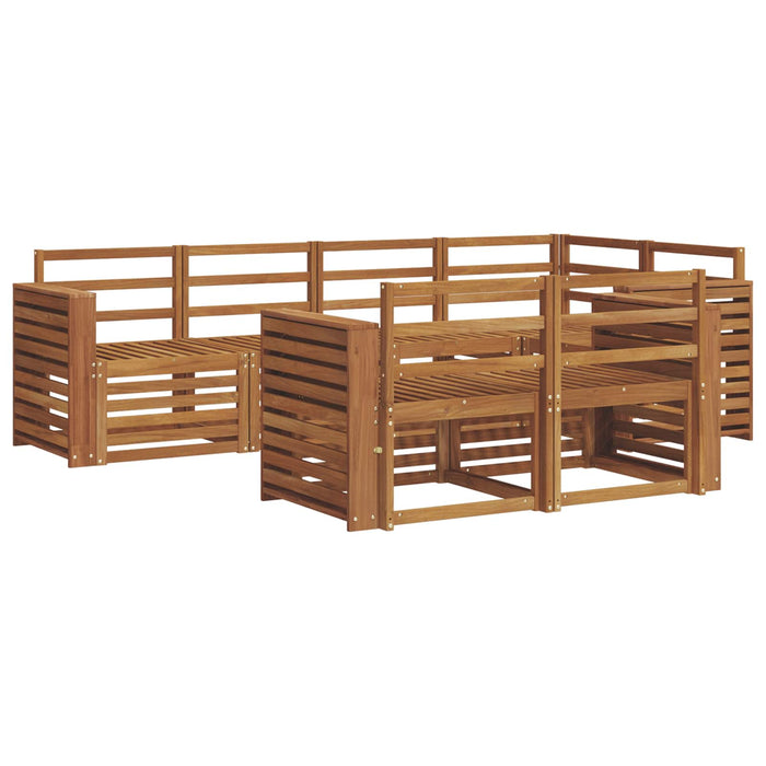 Set canapea sectională 7 pcs natural - WALTI WALTI