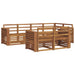 Set canapea sectională 7 pcs natural - WALTI WALTI
