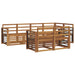 Seturi de canapele 7 pcs natural Lemn Solid de Acacia - WALTI WALTI