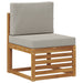 Seturi de canapele cu pernă 8 pcs Gri natural și deschis - WALTI WALTI